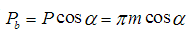 齒條的基圓齒距計(jì)算公式 齒條的基圓齒距計(jì)算公式